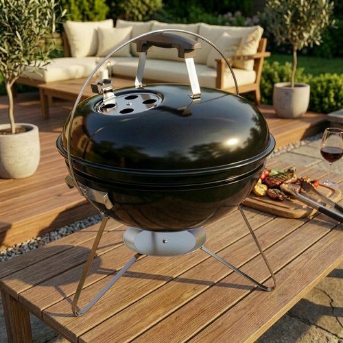 Portable kettle barbecue - portable,