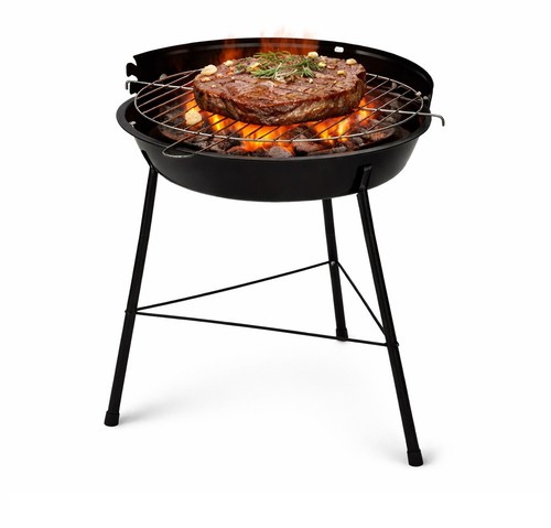 33cm round charcoal bbq - charcoal,