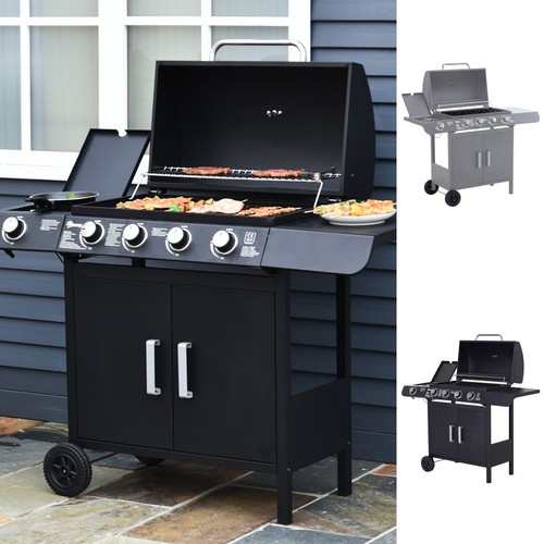 Gas bbq grill stainless - stainless, steel