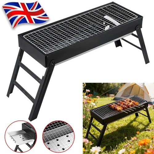 Portable folding charcoal bbq - portable,