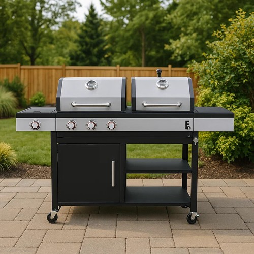 Dual fuel burner - fuel, gas