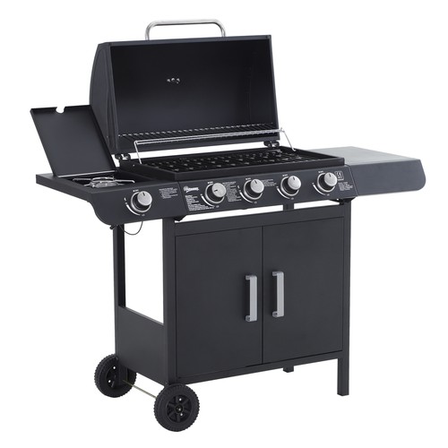 Outsunny gas bbq grill - gas, 4