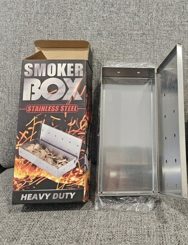 Bbq smoker box stainless steel - bbq,