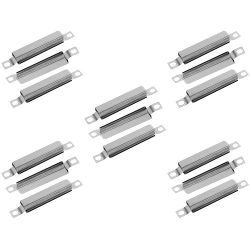 15pcs silver stainless - silver, steel