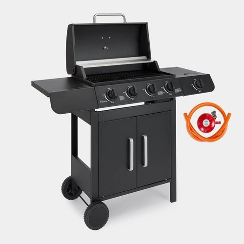 Gas bbq grill stainless steel - stainless,