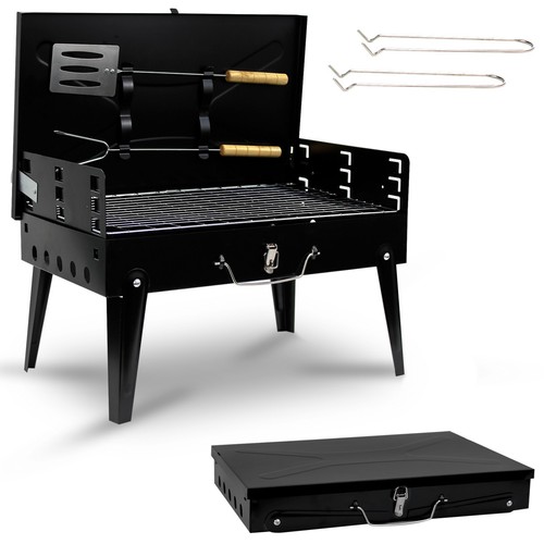 Portable folding charcoal bbq - portable,