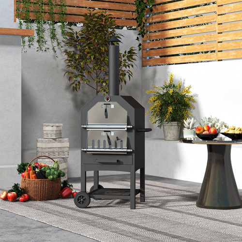 Steel tier outdoor pizza - 3-tier,