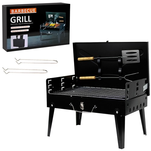 Portable folding charcoal bbq - portable,