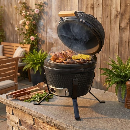 Kamado egg ceramic charcoal - kamado,