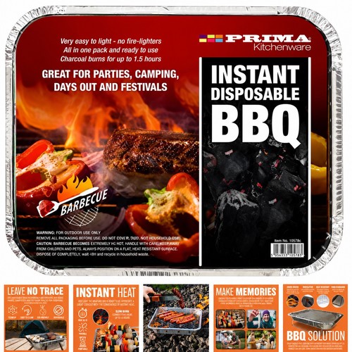 Instant portable bbq grill - x,