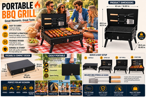 Bbq barbeque grill portable - barbeque,