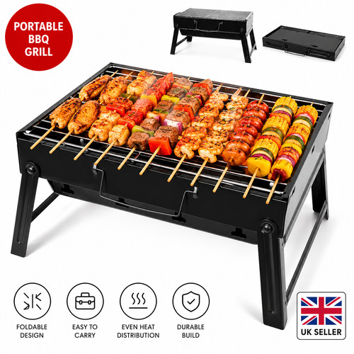 Portable folding bbq - portable,