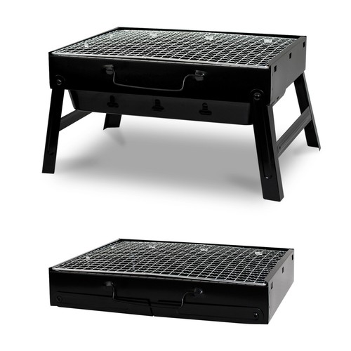 Portable folding charcoal bbq - portable,