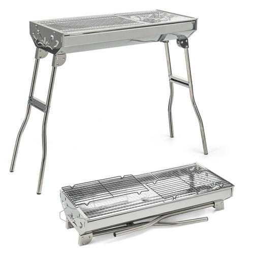 Folding bbq charcoal barbecue - bbq,