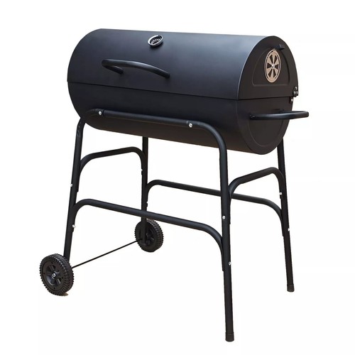 Large oil drum charcoal bbq - large,