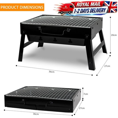Portable folding charcoal bbq - portable,