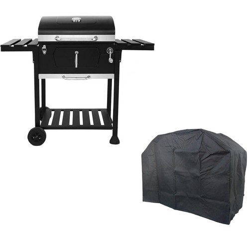Charcoal grill bbq with cover - charcoal,